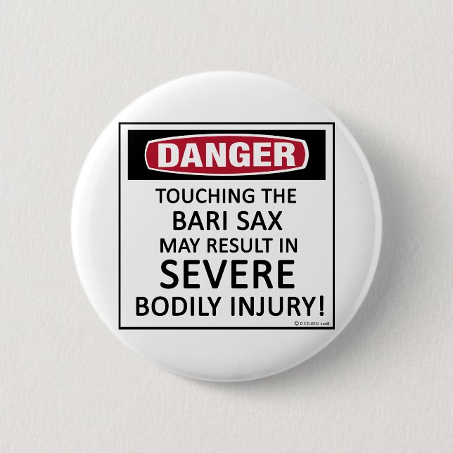 Danger Bari Sax Knapp (Framsida)