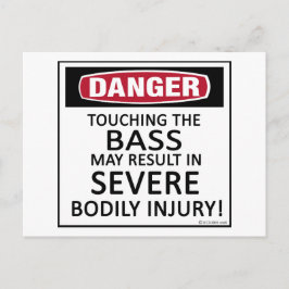 Danger Bass Vykort