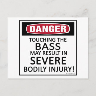 Danger Bass Vykort