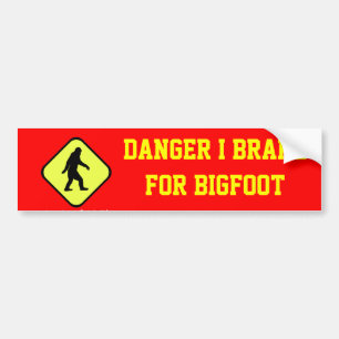 Danger Bigfoot Bildekal