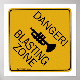 Danger Blaster Zon Poster