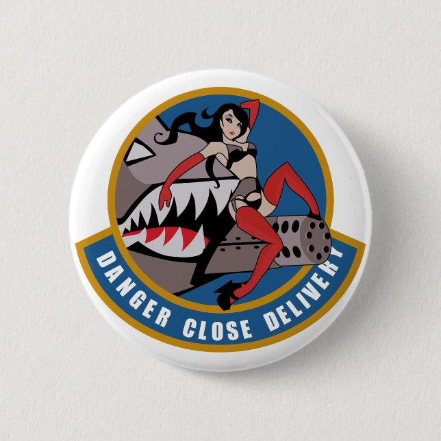 DANGER CLOSE LEVERY VELCRO MORALE PATCH - FULLT C KNAPP (Framsida)
