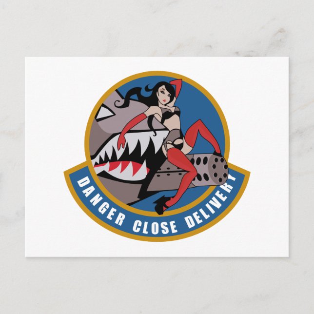 DANGER CLOSE LEVERY VELCRO MORALE PATCH - FULLT C VYKORT (Framsida)