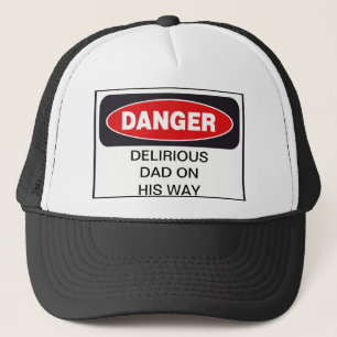 DANGER DELIRIÖUS PAPPA HAT TRUCKERKEPS