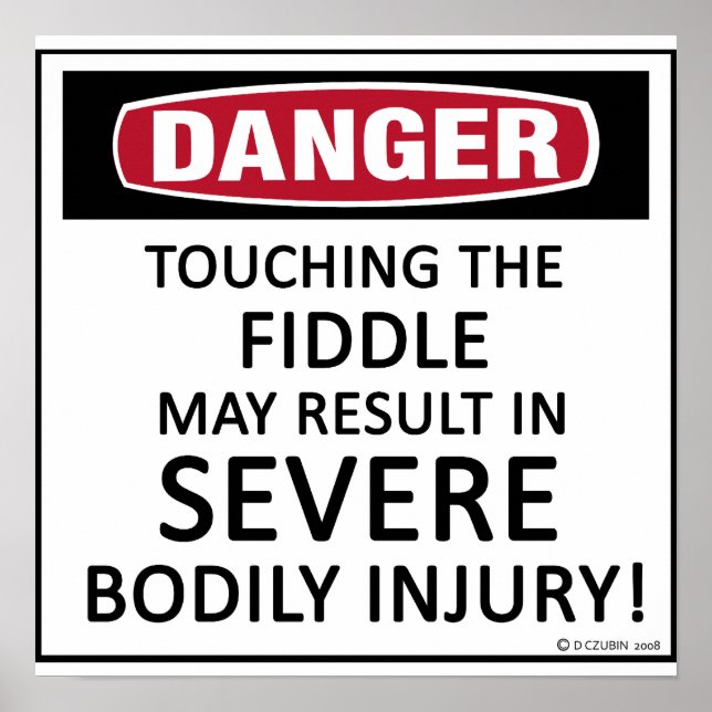 Danger Fiddle Poster (Framsidan)