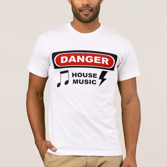 DANGER_HOUSE-MUSIK 1 T SHIRT (Framsida)