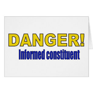DANGER! Informerad komponent Hälsningskort