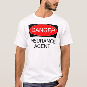 Danger - Insurance Agent Funny T-Shirt Mugg Hat Ba