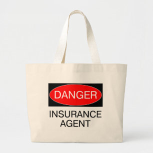 Danger - Insurance Agent Funny T-Shirt Mugg Hat Ba Jumbo Tygkasse