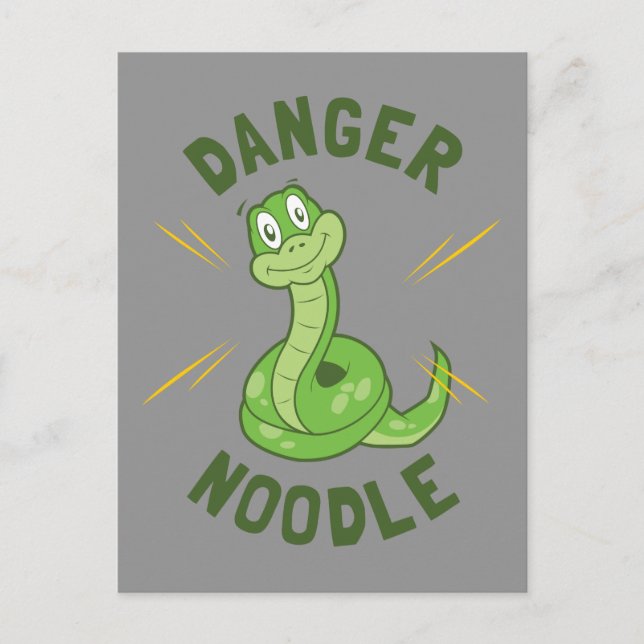 Danger Noodle Vykort (Framsida)