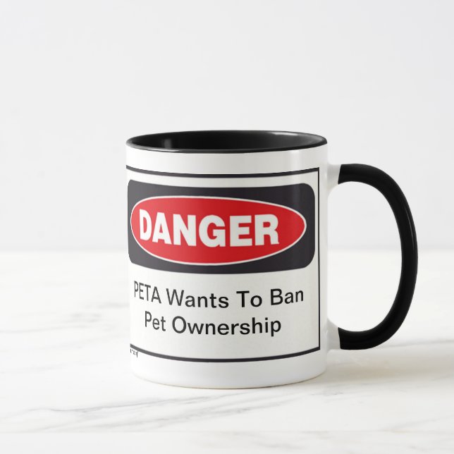 Danger PETA mugg (Höger)