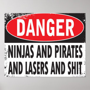 DANGER! Poster (liten)