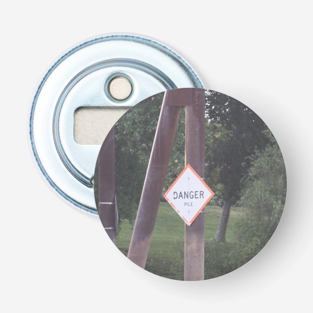 Danger Sign Flaska-öppnare Flasköppnare (Framsidan)