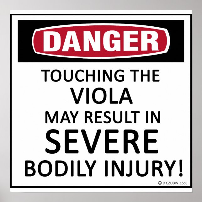 Danger Viola Poster (Framsidan)