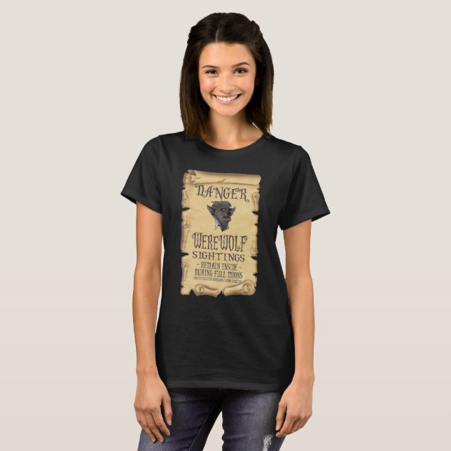 Danger Werevars Sightings Tee (Hel framsida)