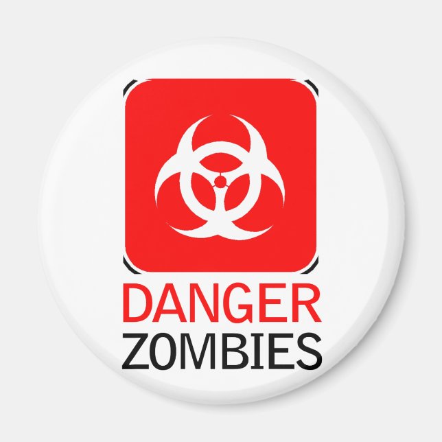 Danger Zombies Magnet (Framsidan)