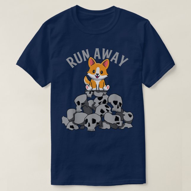 Dangerous Corgi T Shirt (Design framsida)