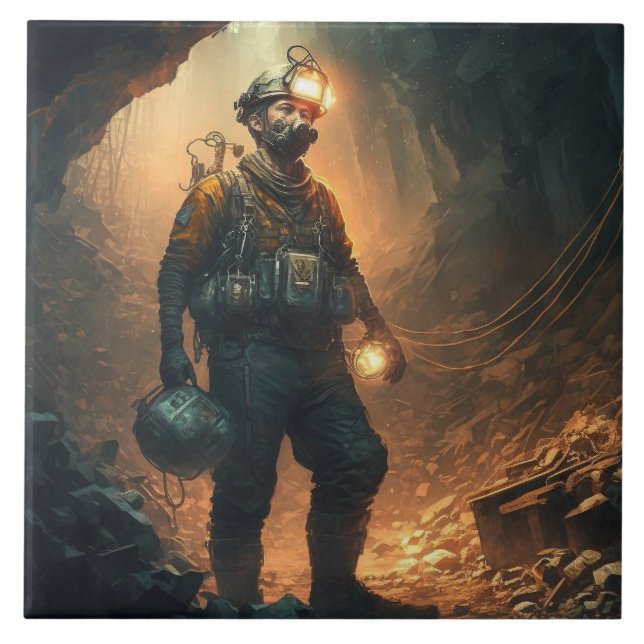 Dangerous Mines Kakelplatta (Framsidan)