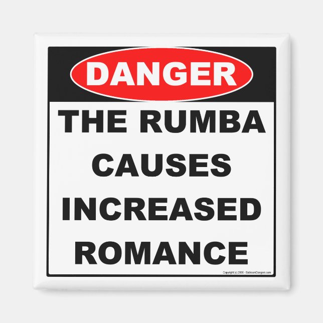 Dangers Rumba Magnet (Framsidan)