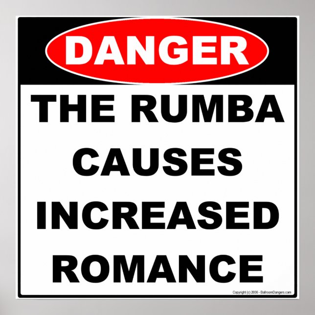 Dangers Rumba Poster (Framsidan)