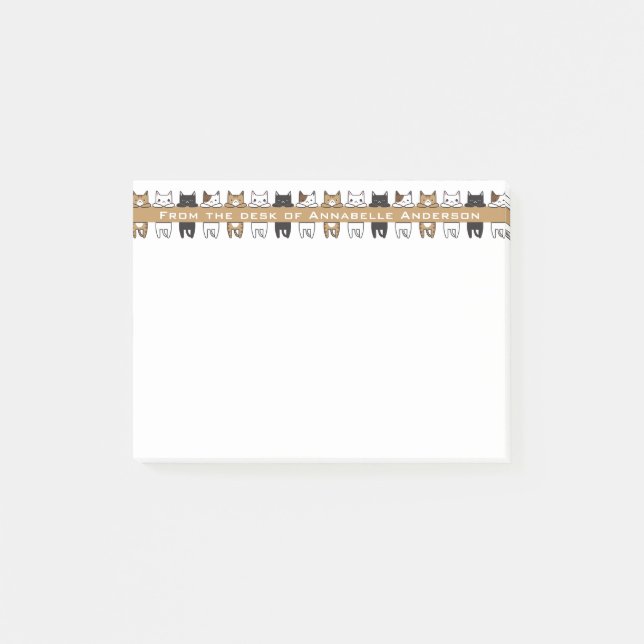 Dangling Cats Post-it Block (Framsida)