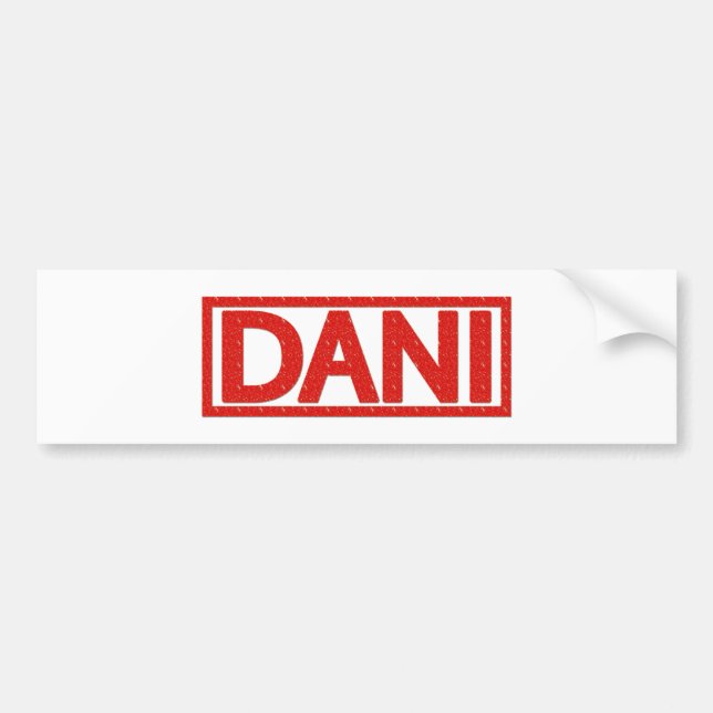 Dani frimärke bildekal (Framsidan)