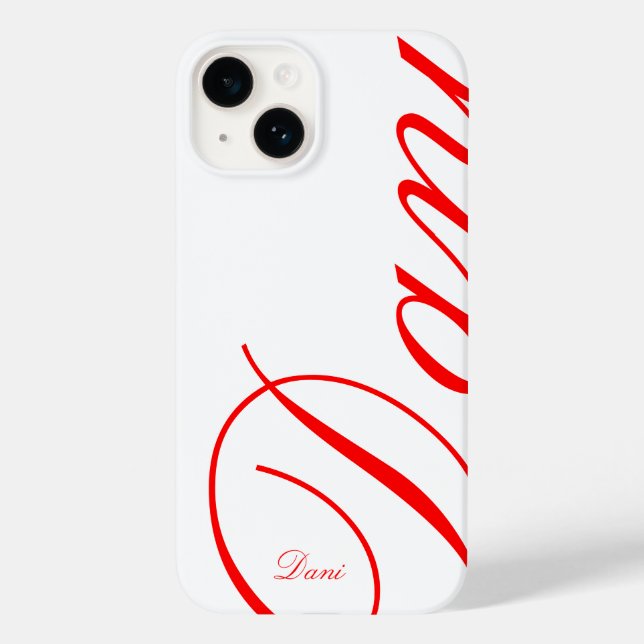 Dani - vackra iphone case (Baksida)
