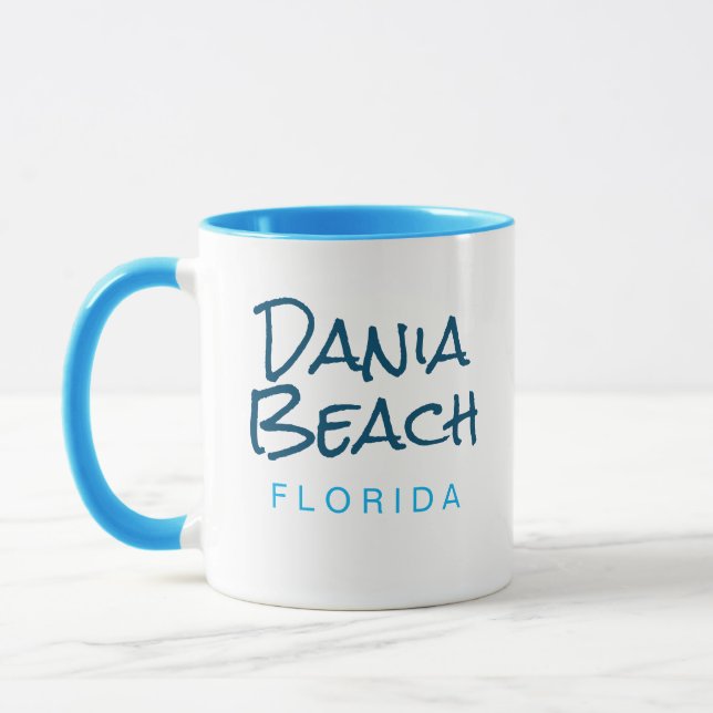 Dania Beach Florida Coffee Mugg (Vänster)