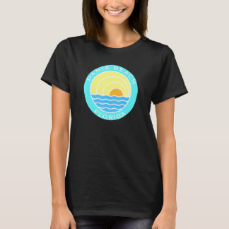 Dania Beach Florida Retro Sunset T Shirt