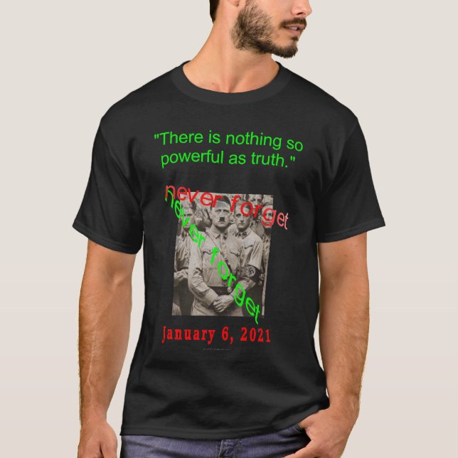 Danial Webster glömmer aldrig bort T Shirt (Framsida)