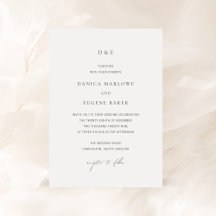 Danica Classic Elegant bröllop
