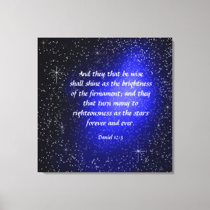 Daniel 12:3-Kanvastrycket Canvastryck