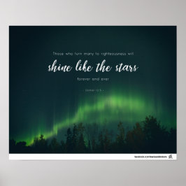 Daniel 12:3 - Shine som stjärnorna Poster
