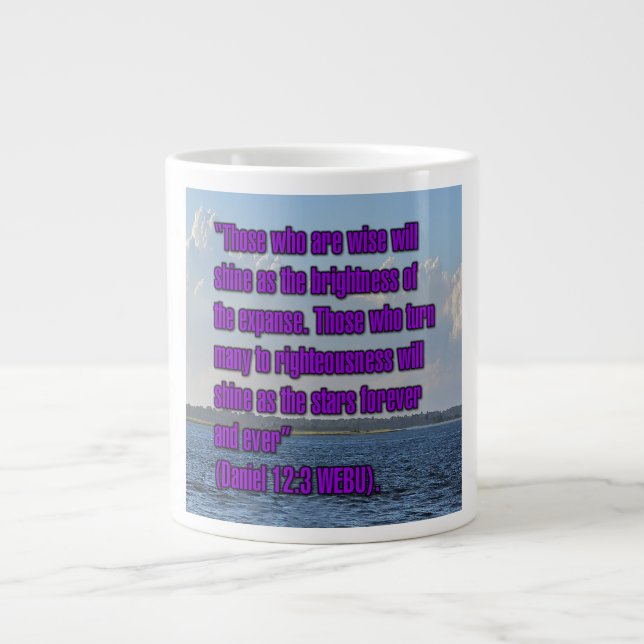 Daniel 12:3 WEBU Mug Jumbo Mugg (Framsidan)