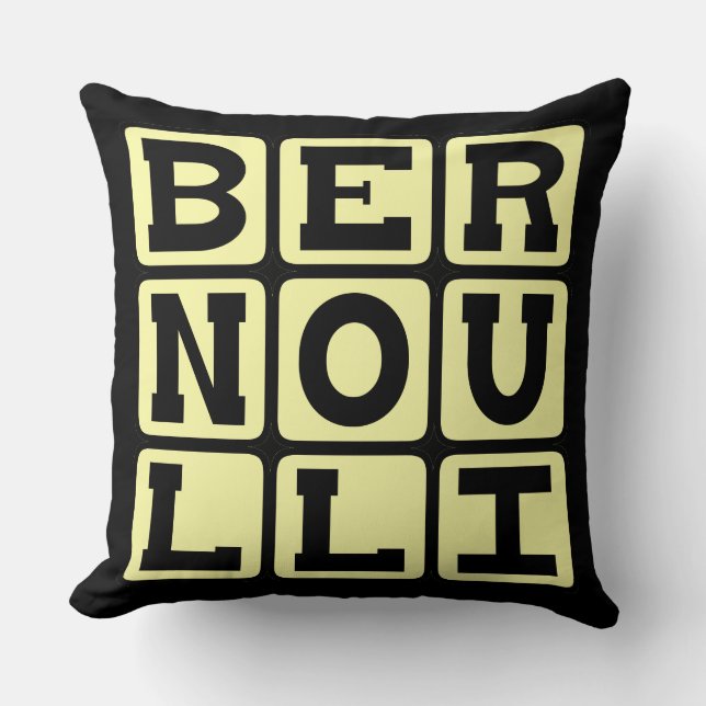 Daniel Bernoulli, av Bernoullis princip Kudde (Framsida)