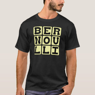 Daniel Bernoulli, av Bernoullis princip Tee Shirt