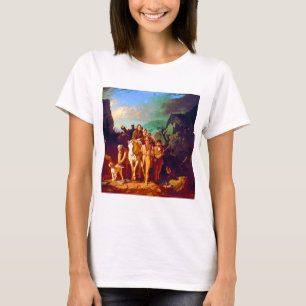 Daniel Boone ecorting Settlers på Cumberland Gap T Shirt