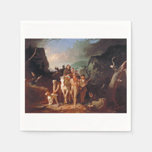 Daniel Boone eskorterar bosättare Pappersservett