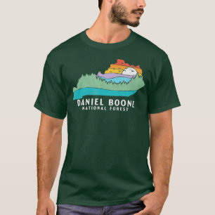 Daniel Boone Forest Kentucky uthus State Natature T Shirt