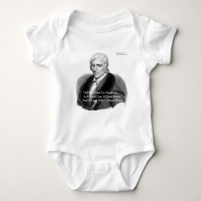 Daniel Boone Humor Citat Gåvor T-shirts Kort Etc (Framsida)