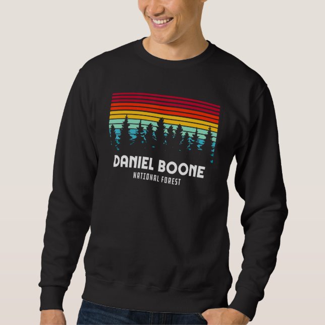 Daniel Boone National Forest Kentucky Cool Stil S Lång Ärmad Tröja (Framsida)