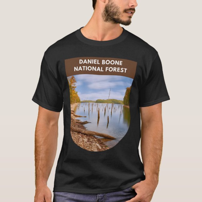 Daniel Boone National Forest - Laurel Sjö T Shirt (Framsida)