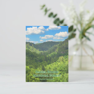 Daniel Boone National Forest Overlook Kentucky Vykort