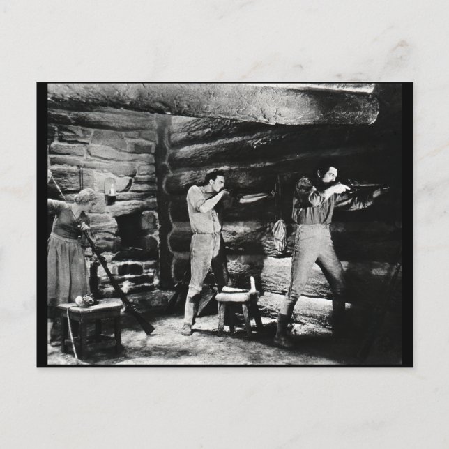 Daniel Boones liv och tider Vykort (Framsida)