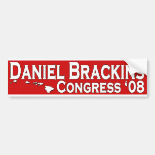 Daniel Brackins för kongressbildekal Bildekal