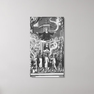 Daniel Burgess, illustration från 'porträtt Canvastryck
