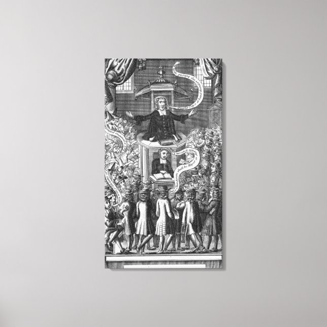 Daniel Burgess, illustration från Porträtt Canvastryck (Framsida)