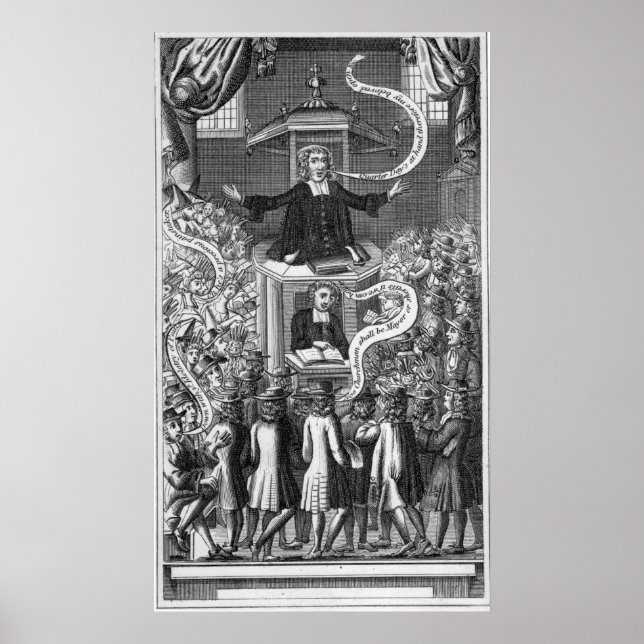 Daniel Burgess, illustration från Porträtt Poster (Framsidan)