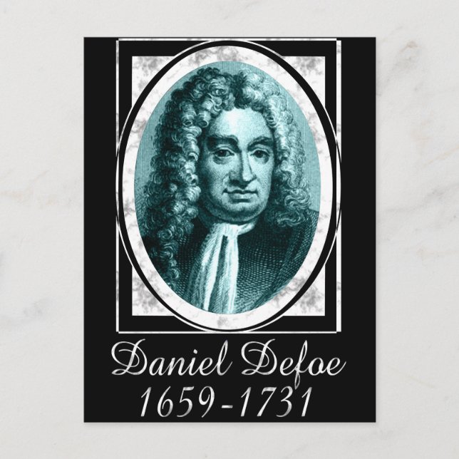 Daniel Defoe Vykort (Framsida)