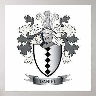 Daniel Family Crest Jackar om Arm Poster